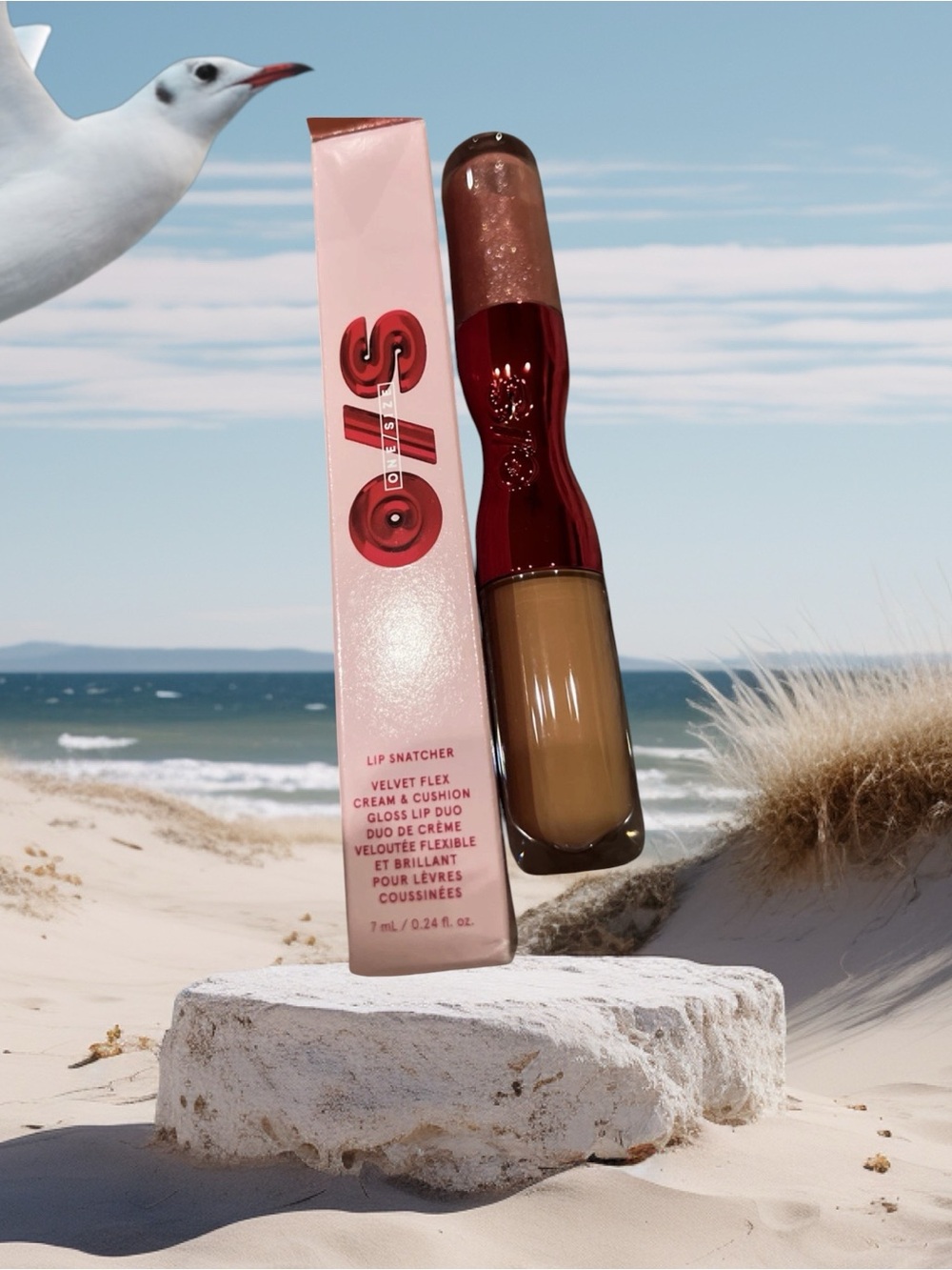 One/Size Lip Snatcher Velvet Flex Cream & Cushion Gloss TRADE FINDER NIB.